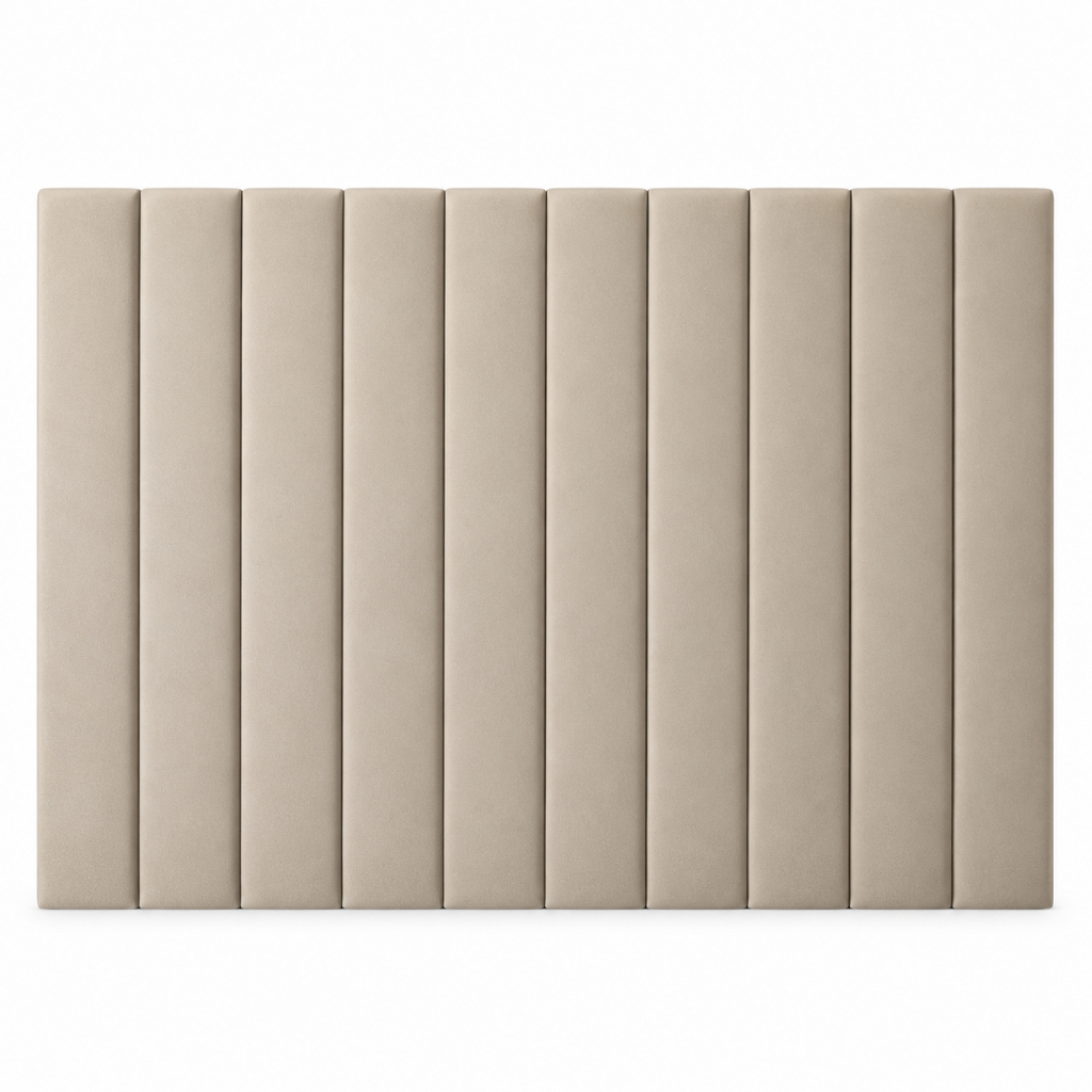 Cabeceira Modular Estofada 110x20 Suede Solteiro Casal Queen King com Fita Dupla Face