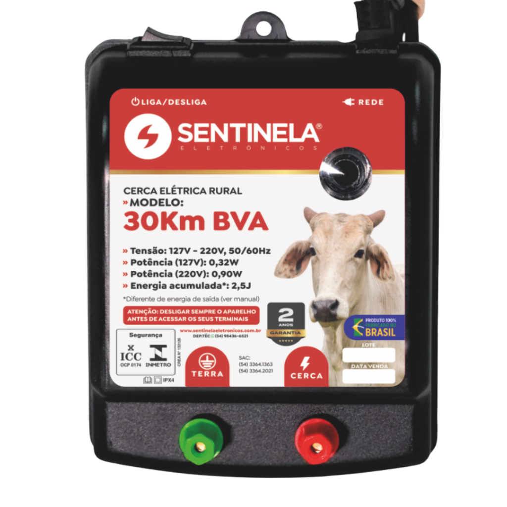 Eletrificador Cerca Elétrica Rural 30km Bivolt