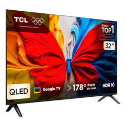 Smart TV TCL 32" QLED Full HD HDR10 Google TV Wi-Fi Bluetooth 32S5K