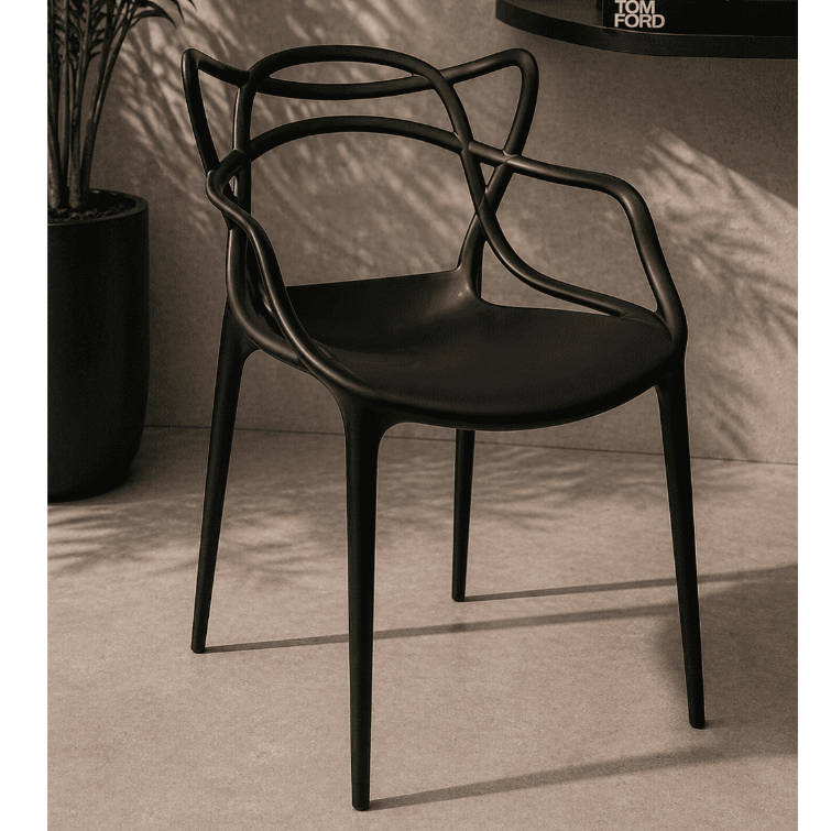 Cadeiras Allegra | Design Sofisticado e Empilhável | Suporta até 140kg | Envio Rápido