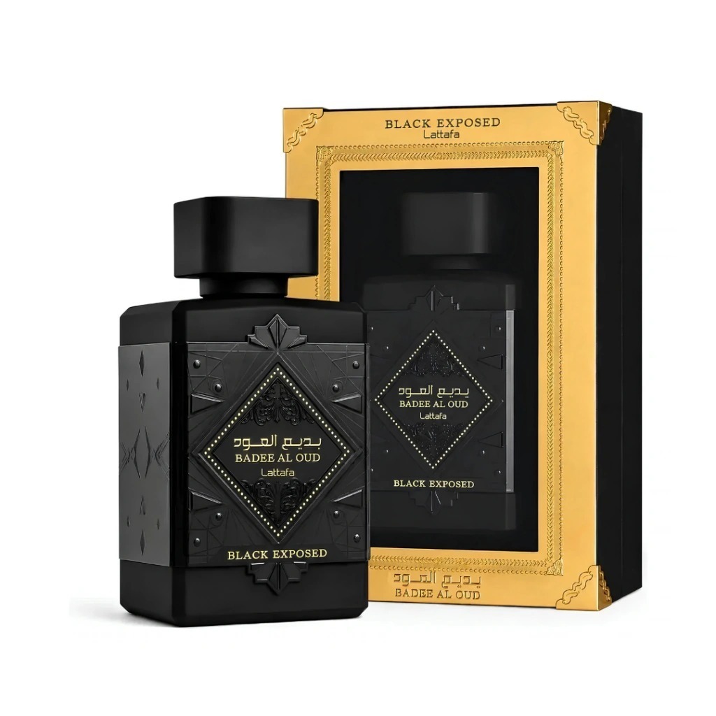 LATTAFA BADEE AL OUD BLACK EXPOSED EAU DE PARFUM 100ML – UNISSEX