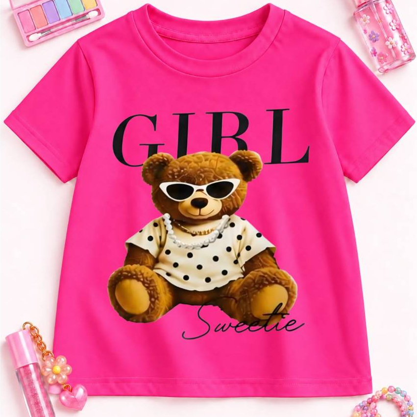 Camiseta Infantil tamanhos 2 ao 16 estampa divertida varias cores