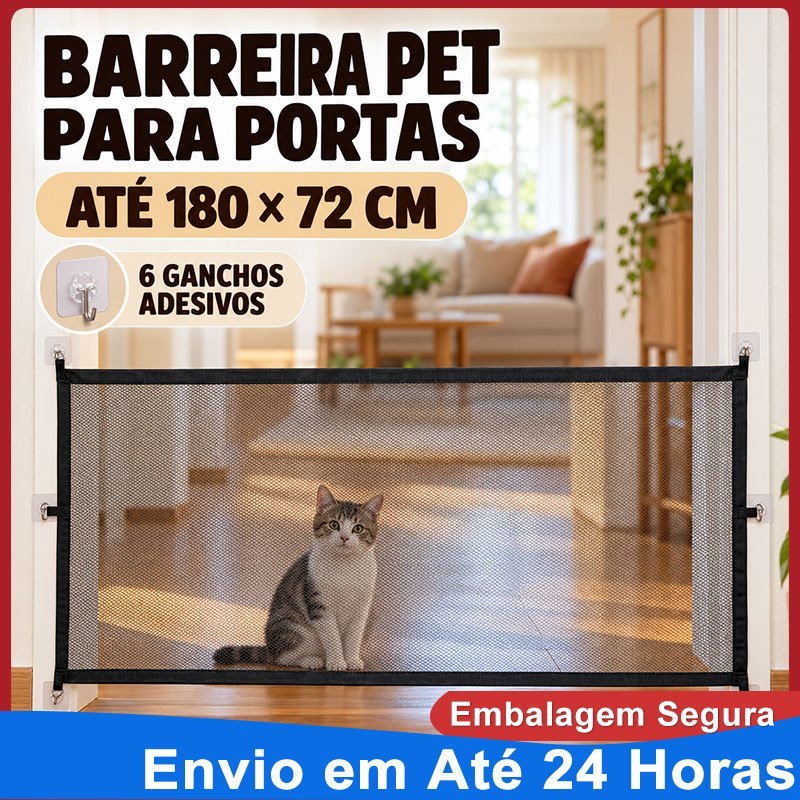 Cerca para Cachorros Pet Removível | Child Fence Tela Divisória Proteção para Portas Grande
