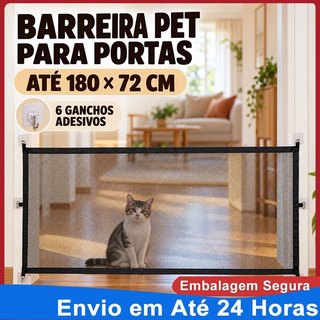 Cerca para Cachorros Pet Removível | Child Fence Tela Divisória Proteção para Portas Grande