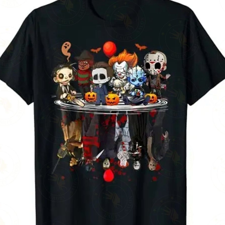 Camiseta Halloween Filmes de Terror Personagem Gótico Masculina e Feminina Streetwear - MY Street