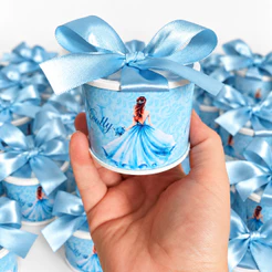 Tubolatas Personalizadas 5X6CM 15 ANOS Azul - Lembrancinhas/ Maternidade/Festa Infantil - DIVERSOS TEMAS