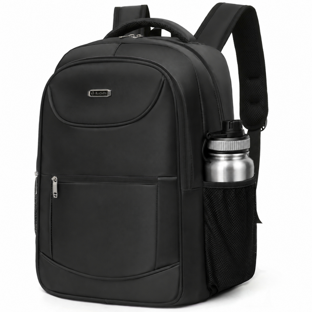 Mochila Executiva Impermeável para Notebook com Grande Capacidade Bolsos Laterais Escola Trabalho Viagem Unissex