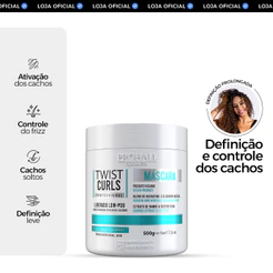 Máscara Low Poo de Cachos: Hidratação Profunda | Twist Curls 500g