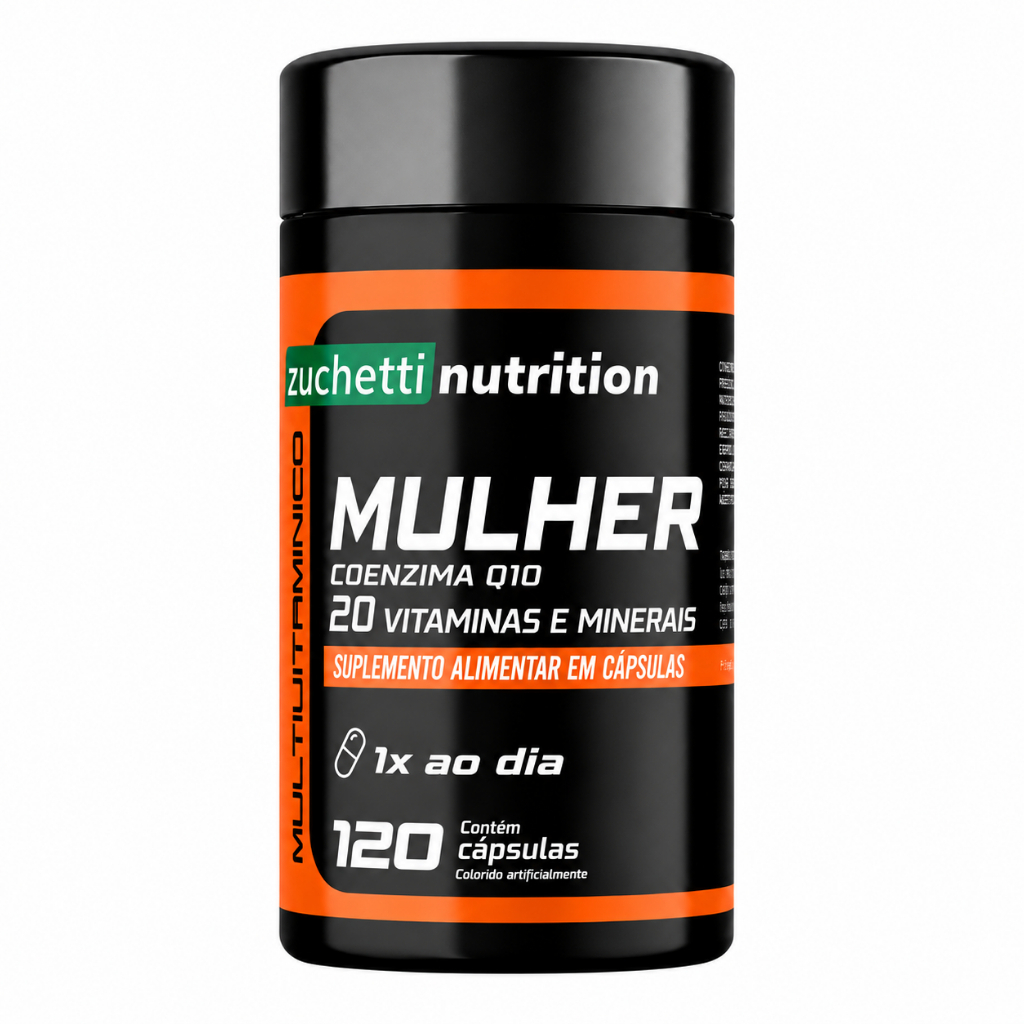 Multivitaminico Mulher Az Polivitaminico para Mulher 120 Capsulas zuchetti nutrition
