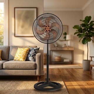 Ventilador de Coluna Ventisol 50cm Turbo 6 Pás 135W Oscilante 3 Velocidades Altura Ajustável Sala Quarto 127V ou 220V