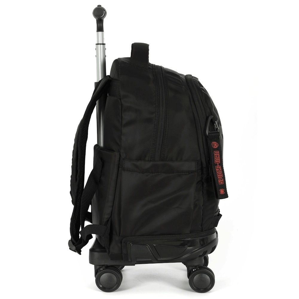 Kit Mochila Escolar com Rodinhas, Lancheira e Estojo Homem-Aranha Black - Luxcel — imagem 2 de 2