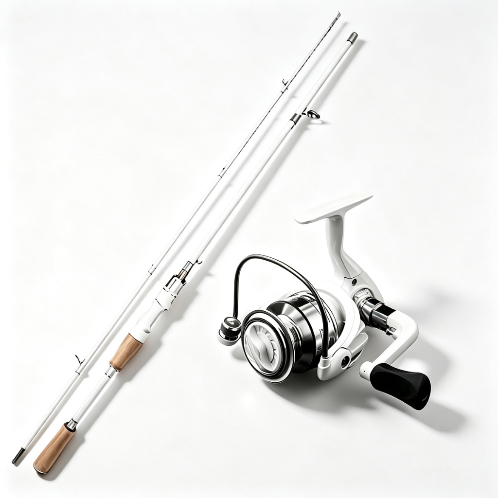 Vara de Pesca Spinning Carbono Molinete Vara 2 Trechos Para Tucunaré Pesca Água Doce Vara Leve Resistente