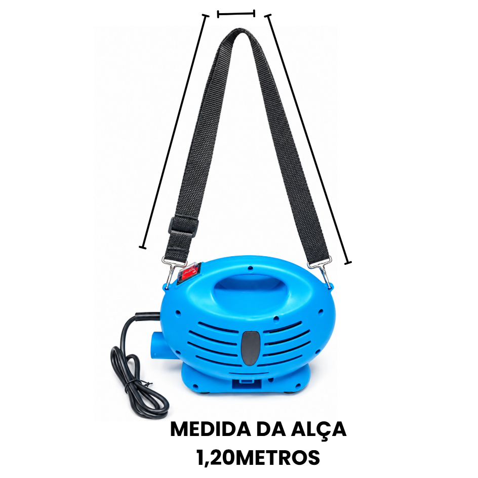 PISTOLA PULVERIZADORA DE TINTA COM COMPRESSOR 220/250V — imagem 2 de 2