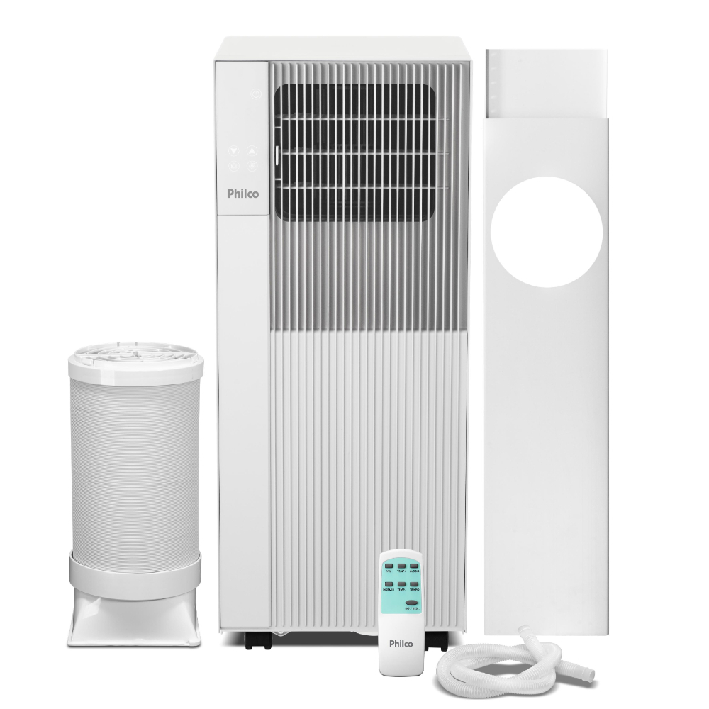 Ar Condicionado Portátil Philco 12.000 BTUs Quente e Frio 4 em 1 PAC12QN Branco