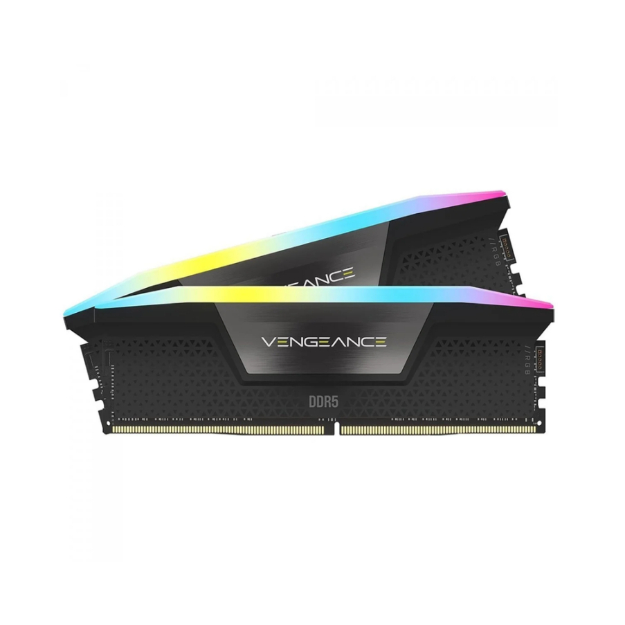 Kit Memória 2x32GB DDR5 5600MHz/1.25V (PC5-44800) CORSAIR Vengeance RGB [CMH64GX5M2B5600Z40K]