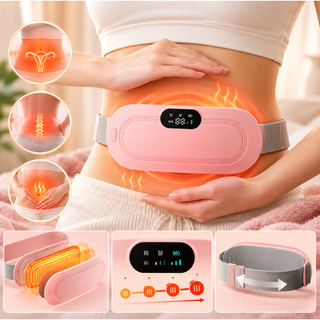 Compressa Quente Massageador Abdominal Para Cólicas Menstruais Três Níveis Aquecimento