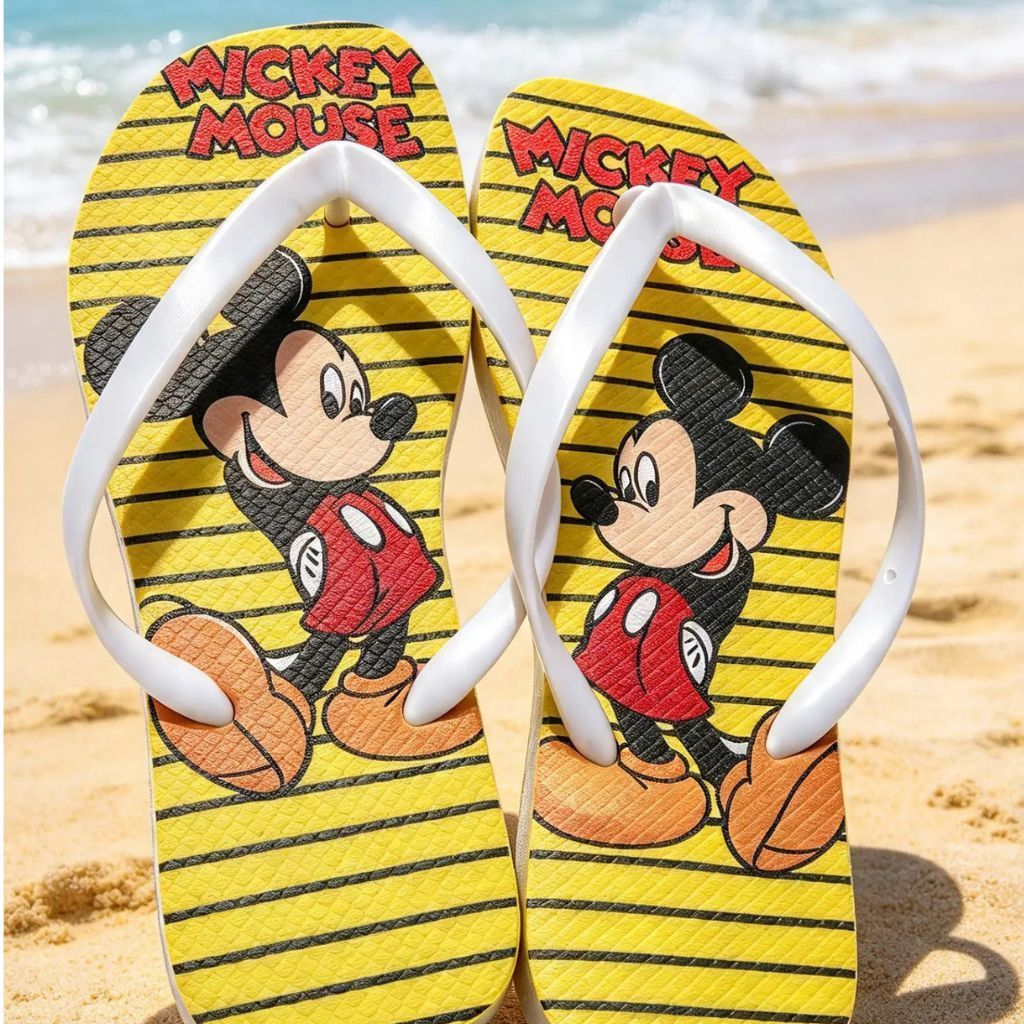 Chinelo Feminino Estampado Floral Tropical Confortável Leve Casual Verão Dia a Dia