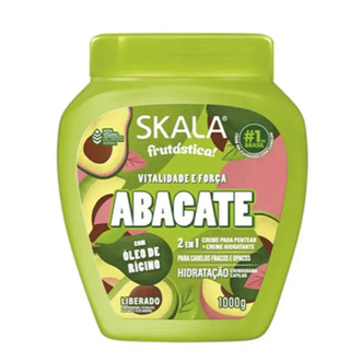 Creme skala Abacate furtasticas 2 em 1 hidratante vitalidade e força