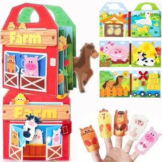 Montessori Busy Board Livro Educativo Maleta de Feltro Brinquedo Sensorial Habilidades Motoras Finas Para Crianças