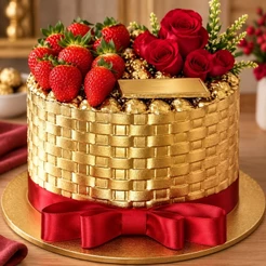 PLACA DE TEXTURA BWB MOLDE PARA BOLOS CONFEITARIA MODELO TEXTURA RATAN COD 9947 (CHOCO)