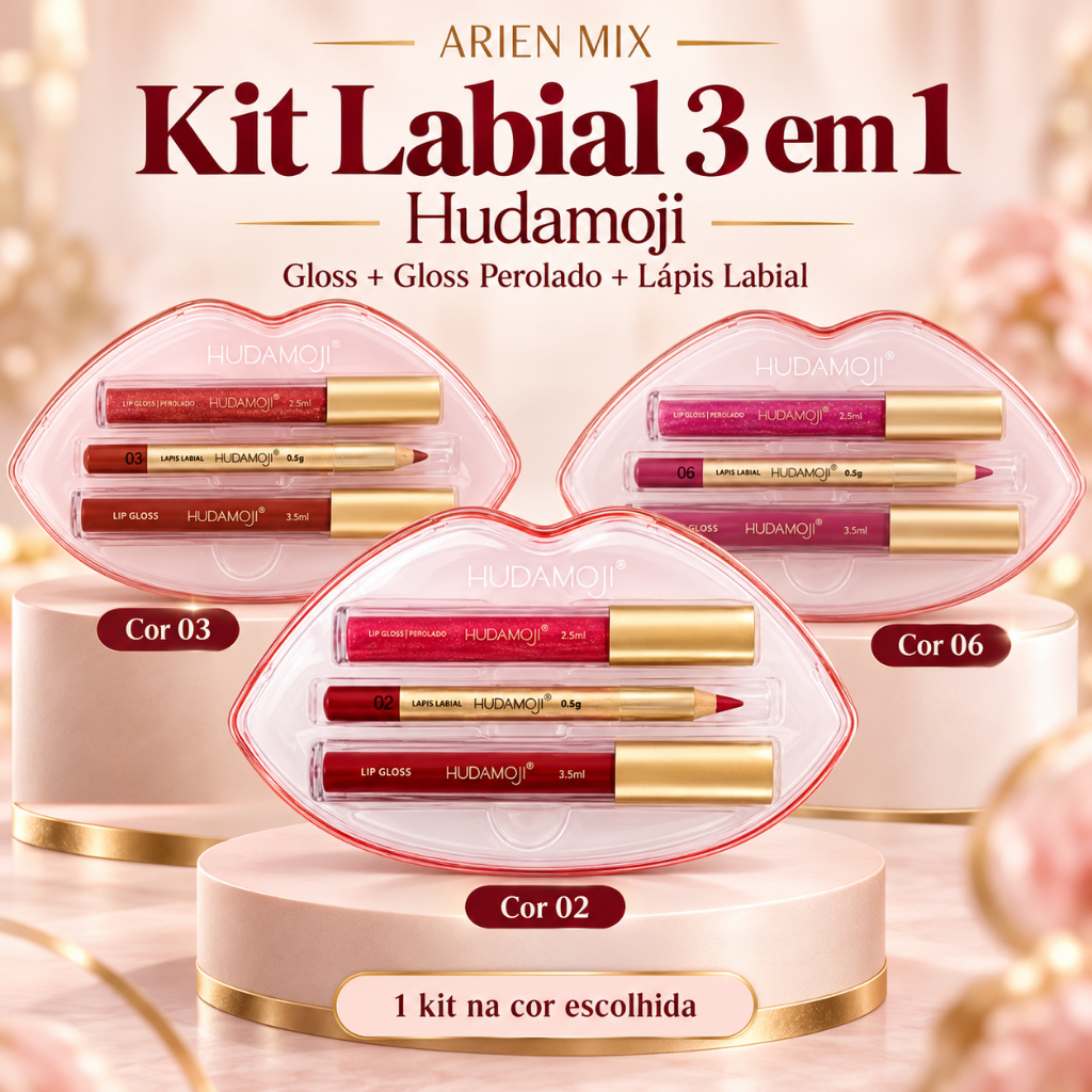 Kit Labial 3 em 1