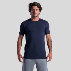 Camiseta Masculina Natural Flow Algodão, Viscose e Elastano 220g – BRUNX