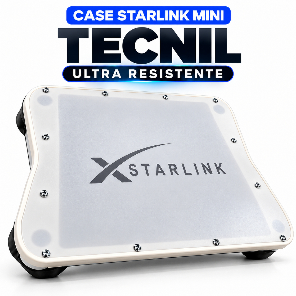 CASE STARLINK MINI TECNIL Imãs de Neodímio (base móvel) Premium Suporte Veicular para Starlink Mini Envio Rápido + NF