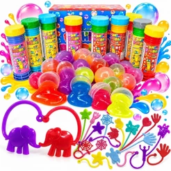 Kit 15 (Bolha De Sabão + Gruda Parede + Geleca Slime) Para Kit Festa Lembrancinha Aniversario Prenda
