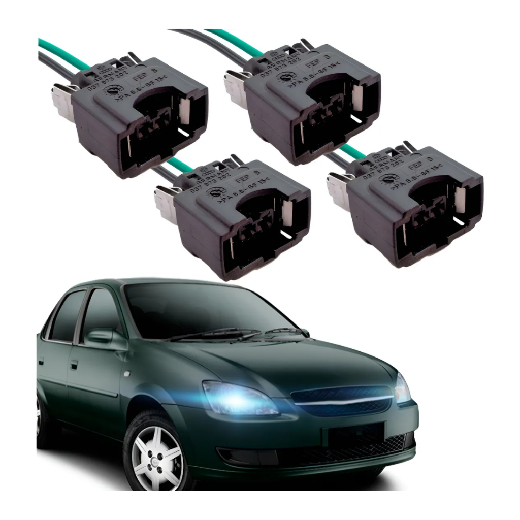 04 Chicote Bico Injetor Gol Voyage Fox 1.0 1.6 G4 G5 Flex