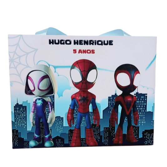 Sacolinha personalizada Spidey homem aranha TAM G / Homem Aranha | personalizados Spidey | festa | aniversário