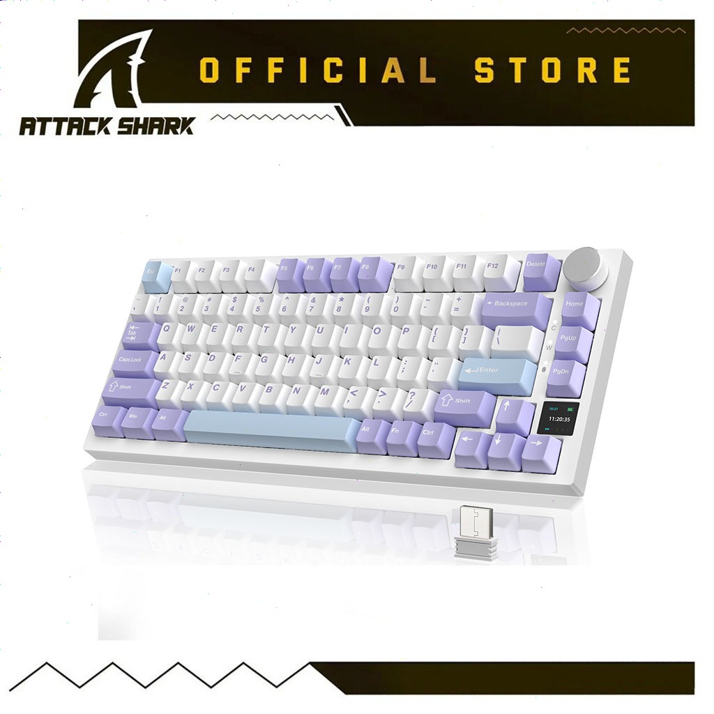 ATTACK SHARK x AJAZZ AK820 Pro Tri-mode Gasket Mechanical Keyboard