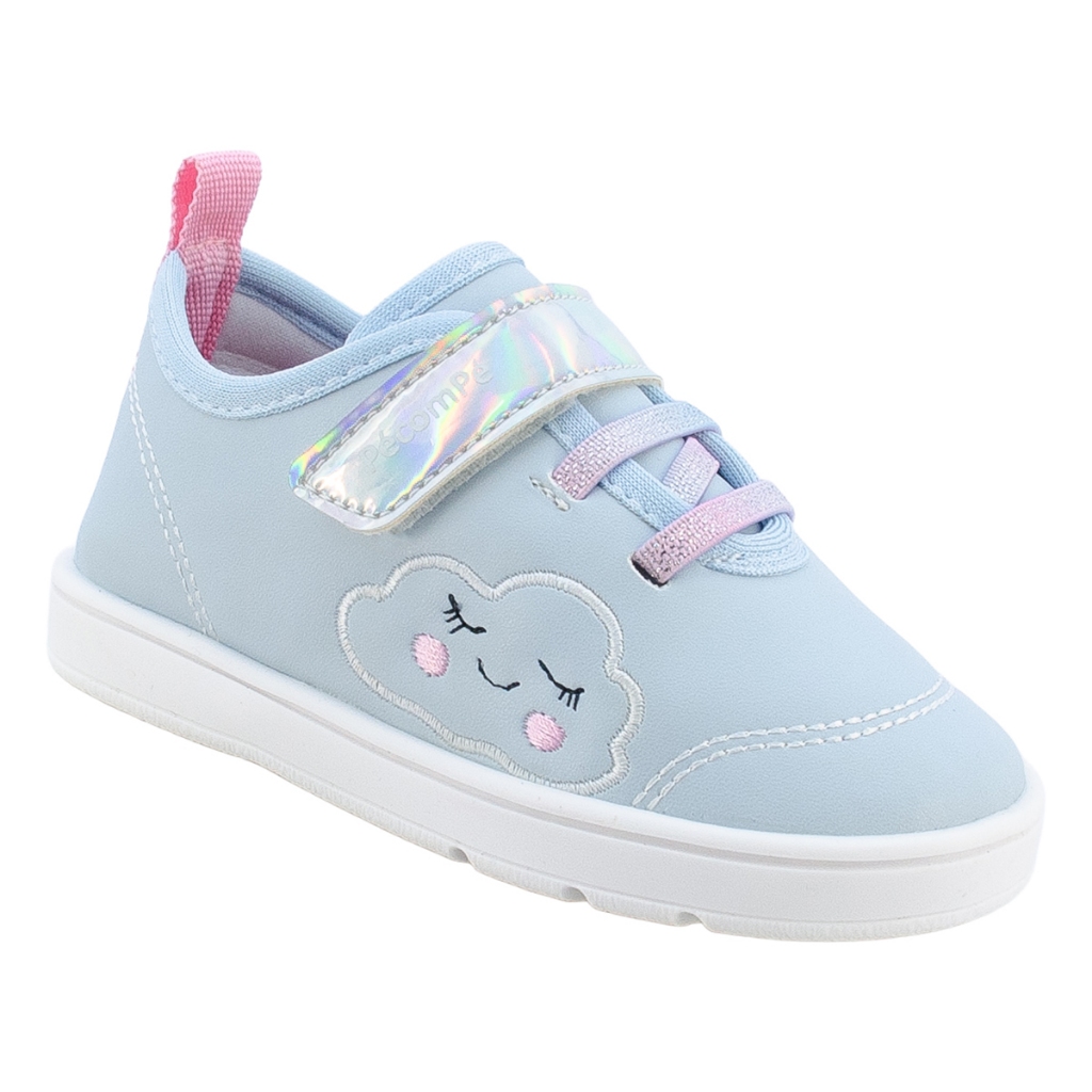 Tênis Infantil Neném Menina Leve o Conforto Nuvem Lançamento Pecompe em Oferta na Shopee