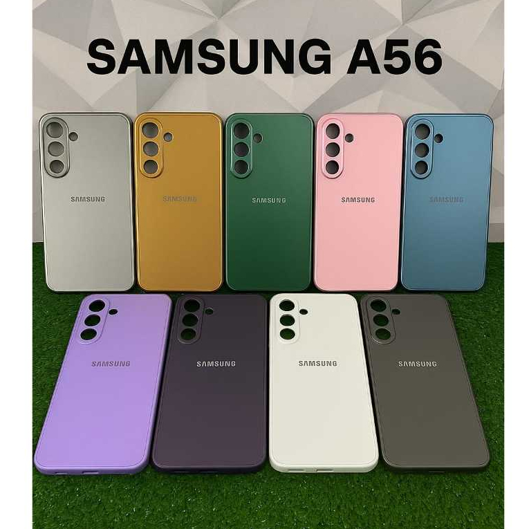 CAPA CASE CAPINHA PREMIUM P/SANSUNG A56/A36 INTERIOR AVELUDADO AG-GLASS PHONE CASE LUXO SOFISTICAÇÃO em Oferta na Shopee