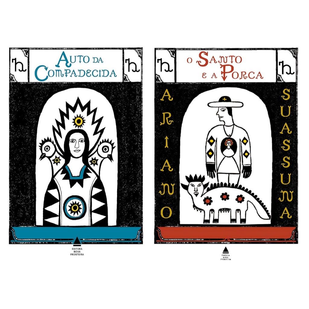 KIT Livros Ariano Suassuna – Auto da Compadecida + O Santo e a Porca (NOVOS e LACRADOS)