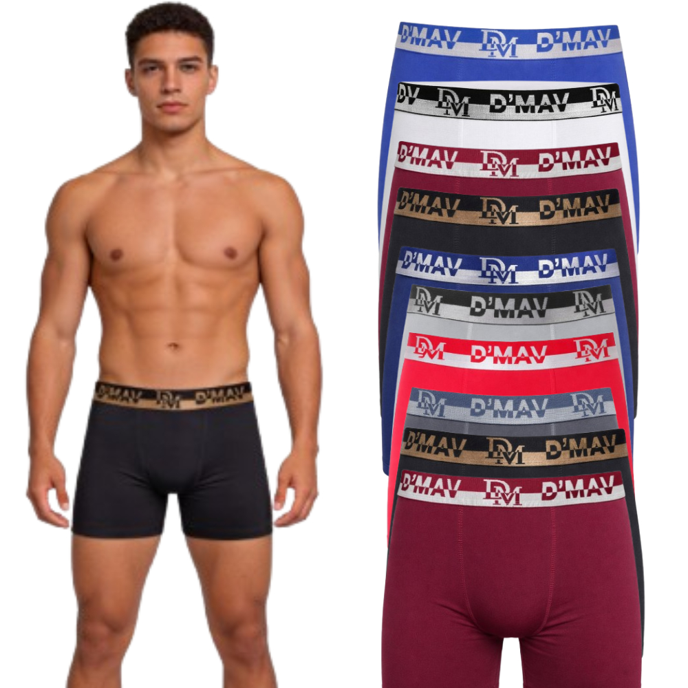 Kit 10 Cueca Boxer Masculina Conforto Lisa Microfibra Básica Adulto Box Forro Algodão Plus Size