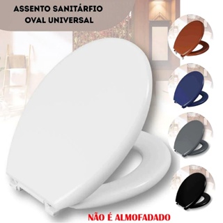 Assento Sanitário Oval Soft Universal para Vasos Redondos Astra em Oferta na Shopee