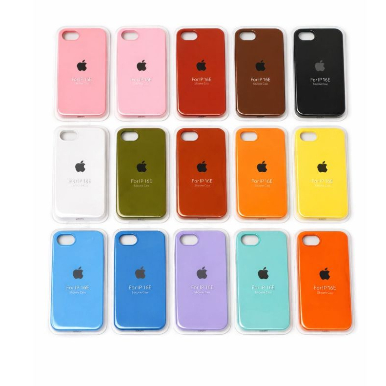 Capinha Capa iPhone 16E Silicone Premium Antichoque – Proteção Câmera, Bordas Reforçadas, Interior Aveludado