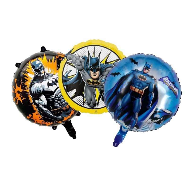 Kit C/5/10 Balão Metalizado Batman Homem Morcego 45Cm em Oferta na Shopee