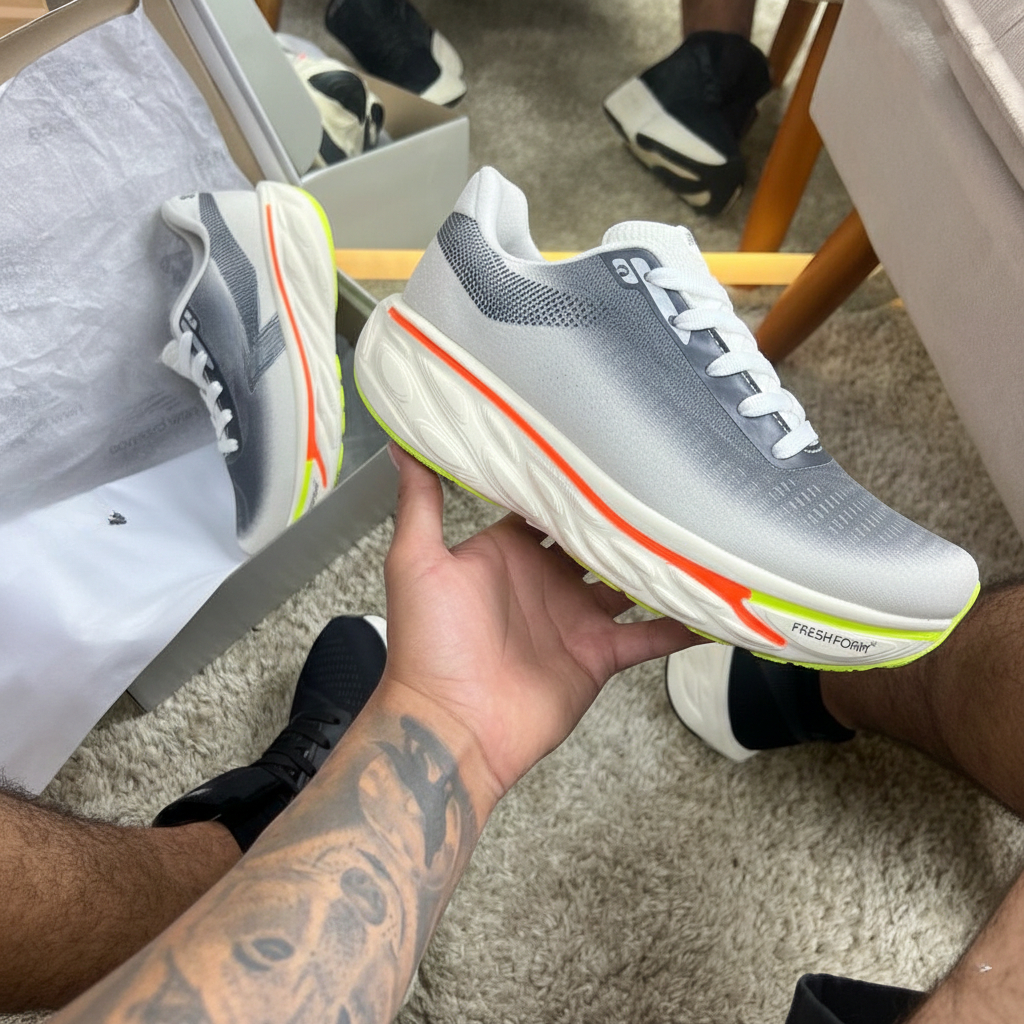 Tênis Esportivo Leve Confortável Sola Alta Academia Caminhada Corrida Dia a Dia Masculino Feminino