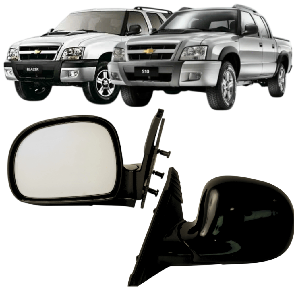 Retrovisor S10 1995 1996 1997 1998 1999 2000 A 2011 FIXO em Oferta na Shopee