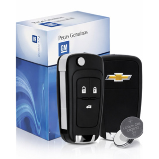 Chave Onix Prisma Cobalt Cruze Spin 2012 Ate 2020 C/ Bateria em Oferta na Shopee