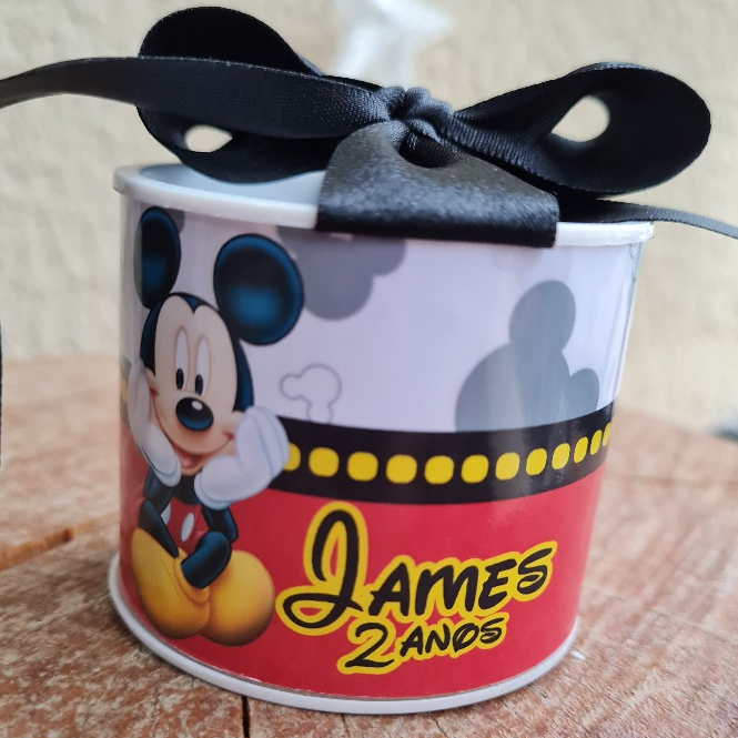KIT Tubolata Personalizada MICKEY Maternidade Festa Lembrancinha | aniversário | chá de bebê | 5x6 - Vários temas