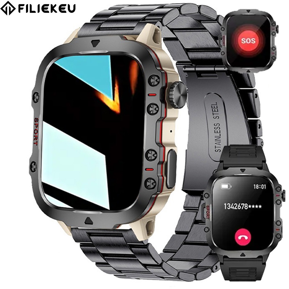 FILIEKEU  smartwatch  MasculinoàProva D'águaEsportivocom smartwatch relogioBluetooth Relógio
