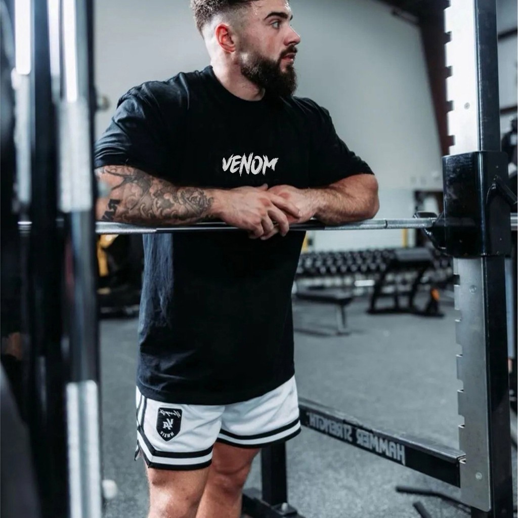 Camiseta Oversized Estampada Personalizada Venom Plus Size 100% Algodao Moda Urbana Streetwear Estilo Rua Academia