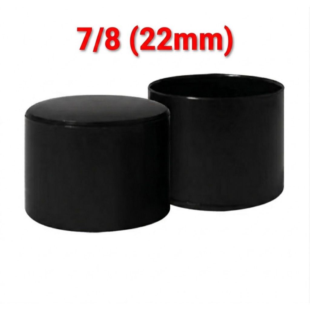 Kit Ponteira Cadeira 7/8 Externa 22mm Preta 2,2cm Pezinho Até 52 Unidades Banner