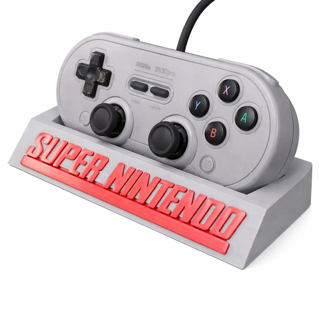 SUPORTE para CONTROLE / JOYSTICK de SUPER NINTENDO / SNES e SN30 PRO 8BITDO