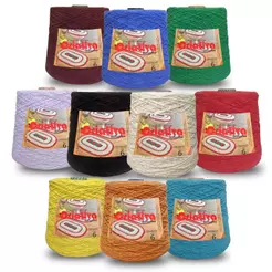 Kit 10 Unidades Barbante Criativa 2,5Kg N.º 6 Cores Diversas