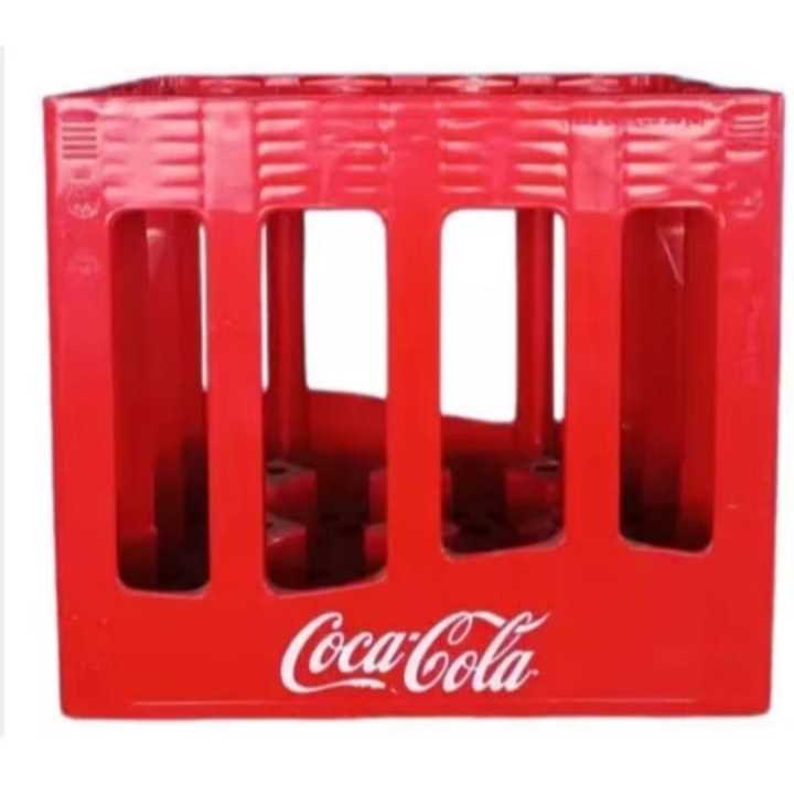 Caixa de Coca Cola Retornável 2l Apenas o Engradado 12 lugares Vazia
