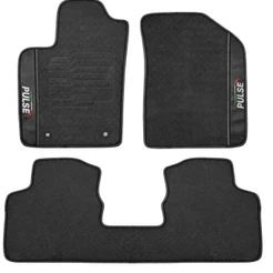Tapete Fiat Pulse Premium Tapete Pulse 2025 Emborrachado Impermeável 2022 a 2027 Tapete Pulse Preto