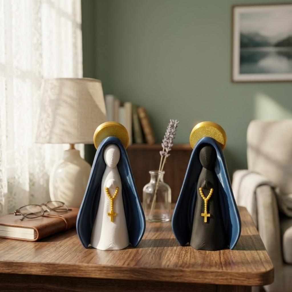 Esculturas de Nossa Senhora Aparecida para Decorações Religiosas como Altares e Salas ou para Presentes